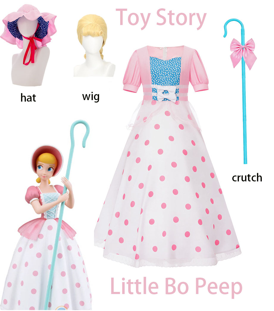 Philodendron Pink Princess - Toy Shepherd Girl cosplay costume set,