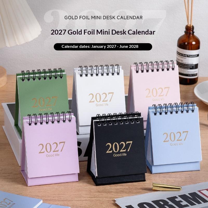 Planned Parenthood - 2027 Morandi Color 18‑Month Desktop Calendar