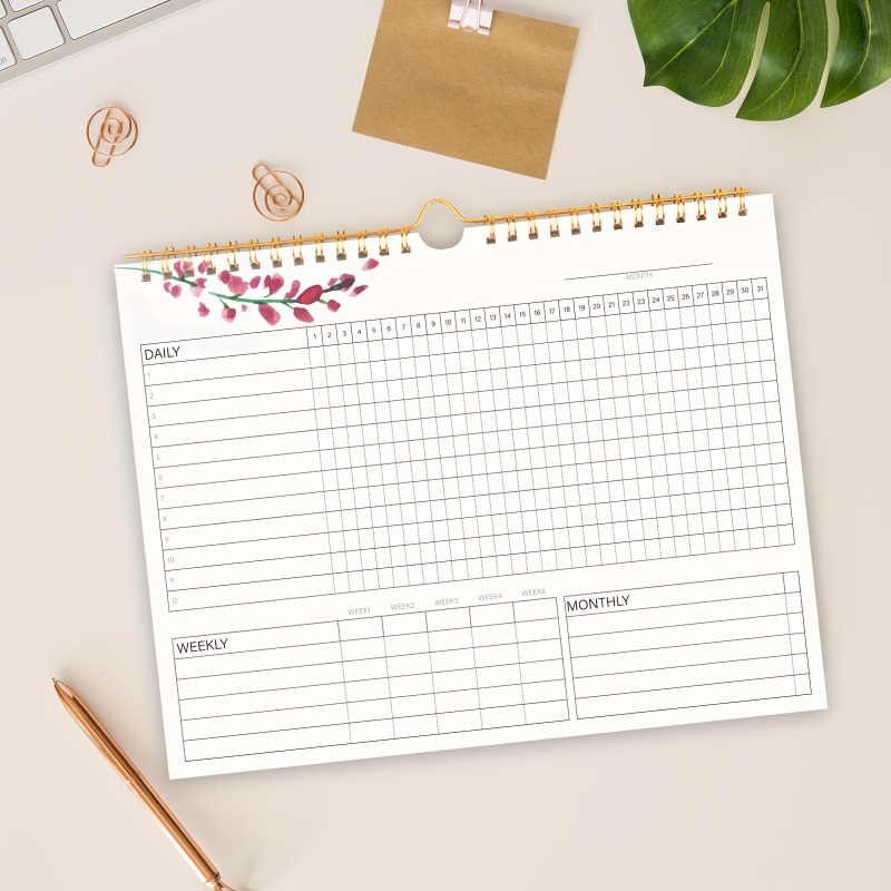 Planned Parenthood - 1pc Habit Tracker Calendar To Do