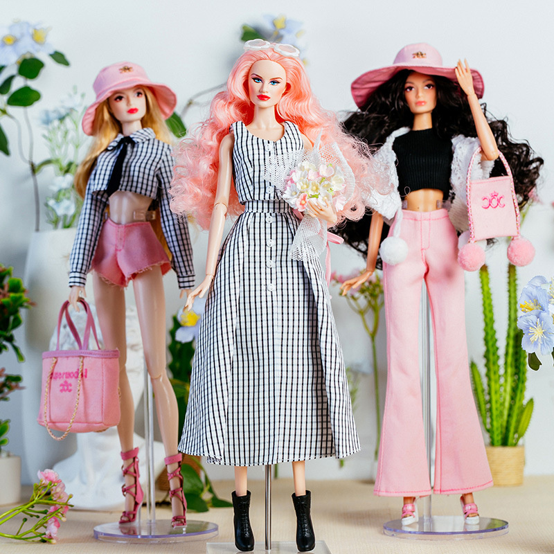 Philodendron Pink Princess - 32cm Supermodel Doll Clothes Suit European