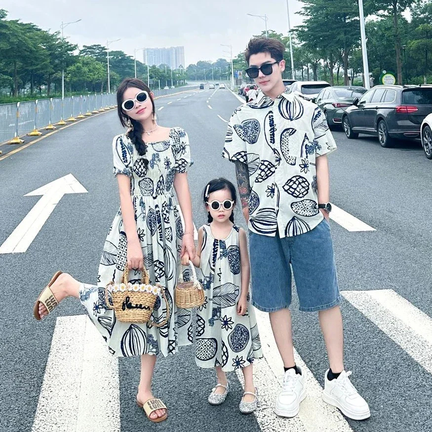 Plant Parent Clothing - Women Smock Dresses Korean Sister Family