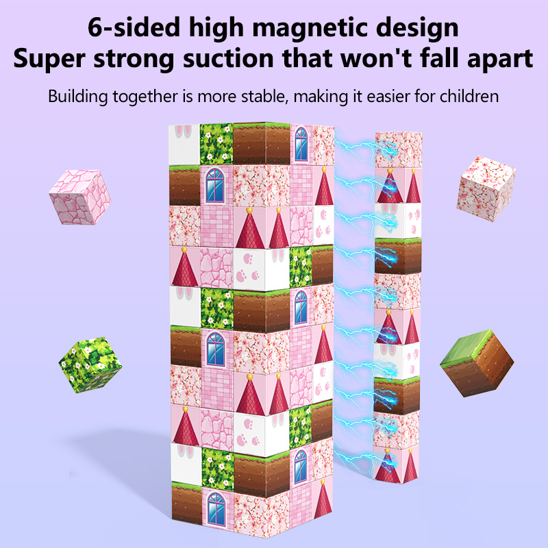 Magnetic Building Blocks Pink  - огляд і ціна Philodendron Pink Princess