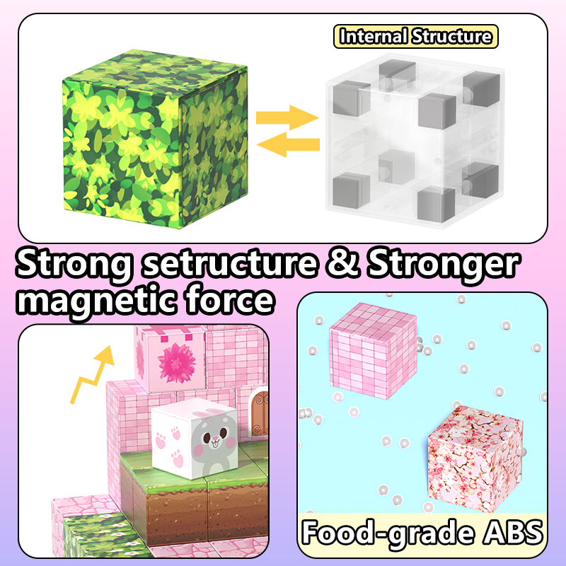 Magnetic Building Blocks Pink  - огляд і ціна Philodendron Pink Princess