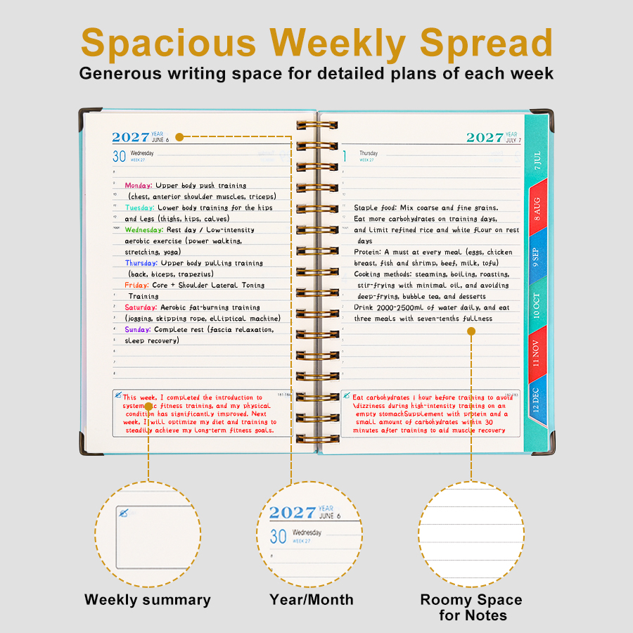 2027 Weekly & Monthly Spiral P - огляд і ціна Planned Parenthood
