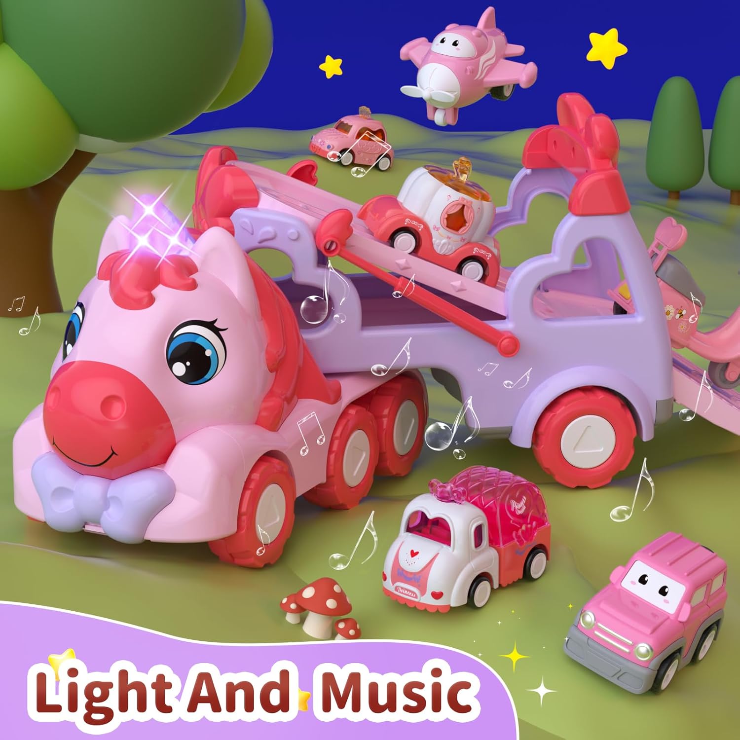 Unicorn Girl Toys Transport Ca - огляд і ціна Philodendron Pink Princess