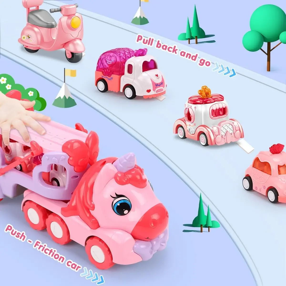 Unicorn Girl Toys Transport Ca - огляд і ціна Philodendron Pink Princess